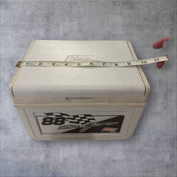 Dale Jarrett Vintage Coleman Flip Top Retro Cooler - Picture 2 of 7